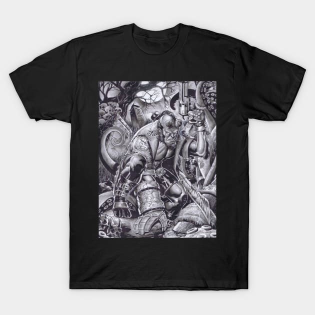 Hellboy T-Shirt by emilcabaltierra